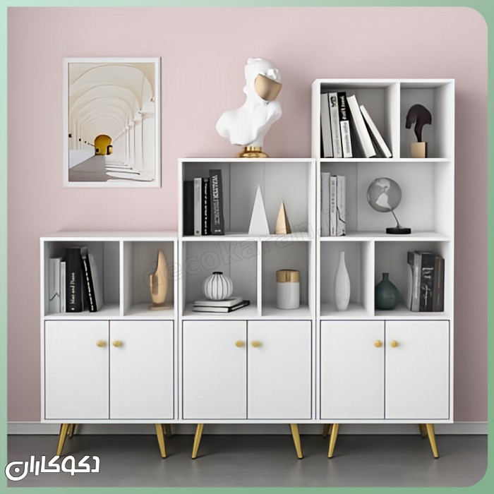 ست کتابخانه مدرن k103: فضای خود را با طراحی ماژولار بیافرینید