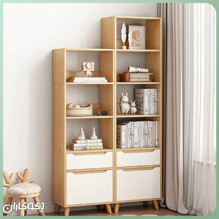 ست کتابخانه مدرن K104 | دیوار خود را به یک اثر هنری تبدیل کنید