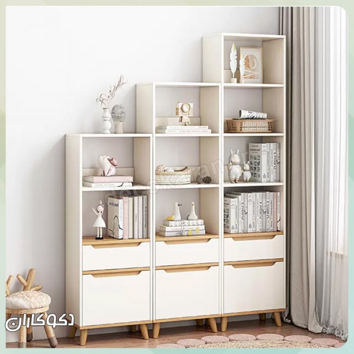 ست کتابخانه مدرن K104 | دیوار خود را به یک اثر هنری تبدیل کنید