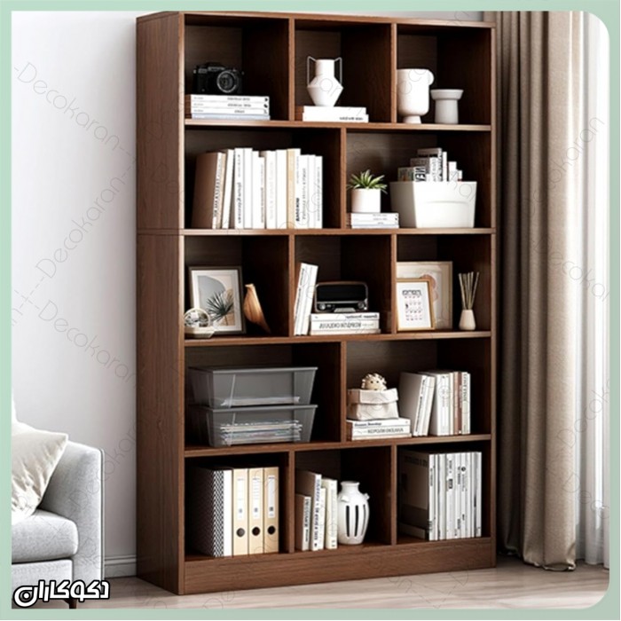 ست کتابخانه K108: هنر چیدمان ماژولار برای دیوار کتاب شما