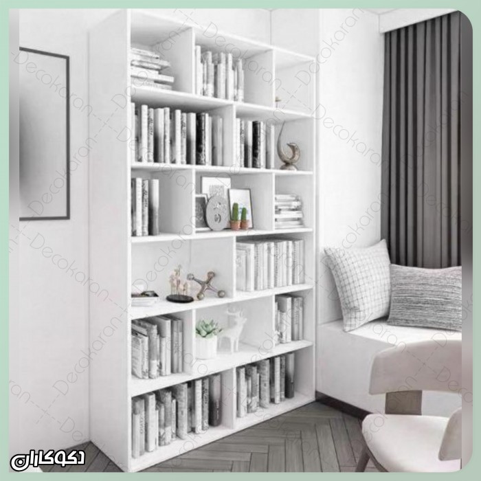 ست کتابخانه K108: هنر چیدمان ماژولار برای دیوار کتاب شما