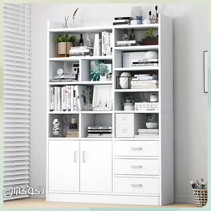 کتابخانه مدرن K110 | تابلویی از نظم و هنر در دکوراسیون شما