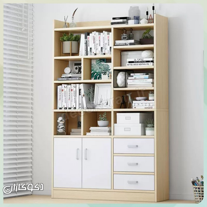 کتابخانه مدرن K110 | تابلویی از نظم و هنر در دکوراسیون شما