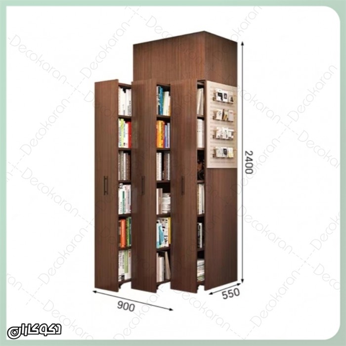 کتابخانه چرخدار باکس‌دار؛ راه‌حل هوشمندانه و مدرن برای نظم‌دهی و دکوراسیون خانه‌های کوچک