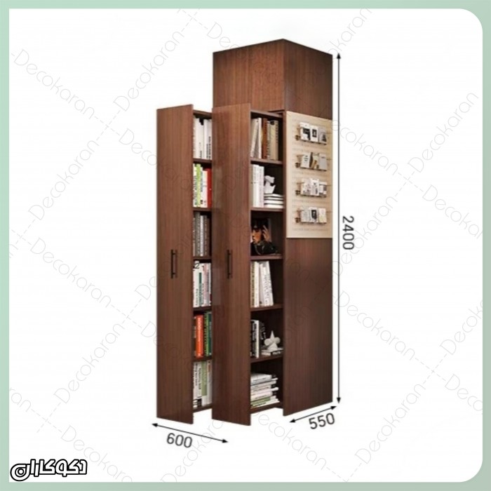 کتابخانه چرخدار باکس‌دار؛ راه‌حل هوشمندانه و مدرن برای نظم‌دهی و دکوراسیون خانه‌های کوچک