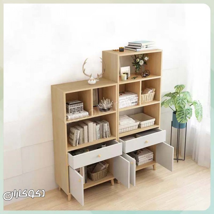 کتابخانه مدرن K113: هنر چیدمان ماژولار برای فضایی به سبک شما