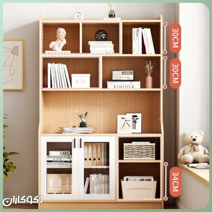 کتابخانه مدرن K114 | یک اثر هنری برای نظم بخشیدن به فضا