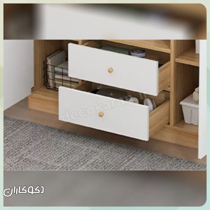 کتابخانه مدل K117 | شاهکار نظم و زیبایی در دکوراسیون مدرن