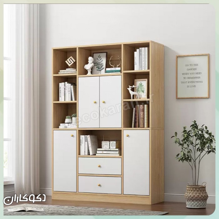 کتابخانه مدل K117 | شاهکار نظم و زیبایی در دکوراسیون مدرن