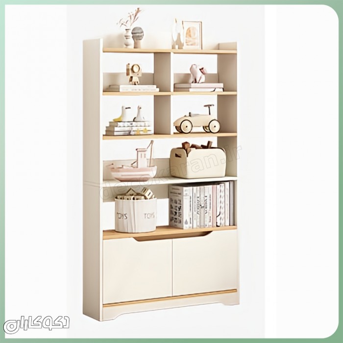 کتابخانه مدل K118؛ تلفیق ظرافت اسکاندیناوی و نظم در دکوراسیون