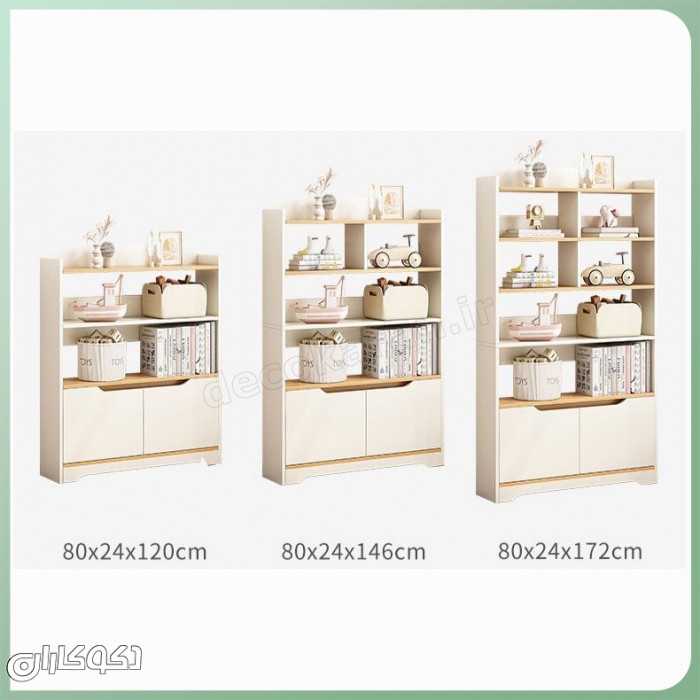 کتابخانه مدل k119 | تلفیق جسورانه هنر مدرن و نظم در دکوراسیون