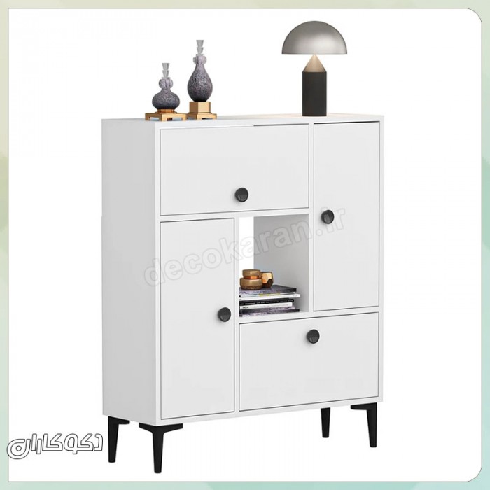 کتابخانه و کمد کنسولی چندمنظوره مدل K121 (طرح مدرن)