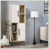 کتابخانه ستونی و شلف ایستاده مدل K122 (کم‌جا و مدرن)