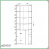 کتابخانه کنج دکوکاران مدل K158
