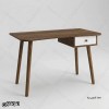 میز تحریر MDF سفید کشودار مدل MT101