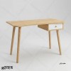 میز تحریر MDF سفید کشودار مدل MT101