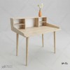 میز تحریر MDF قفسه‌دار مدل MT106