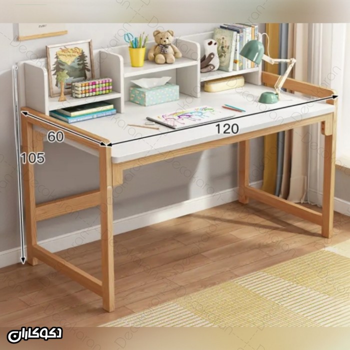 میز تحریر MDF شلف‌دار مدل MT103