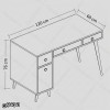 میز تحریر MDF مدل MT105