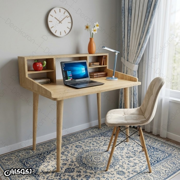 میز تحریر MDF قفسه‌دار مدل MT106