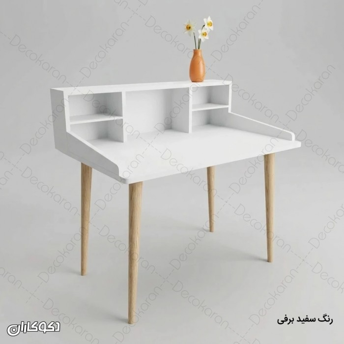 میز تحریر MDF قفسه‌دار مدل MT106
