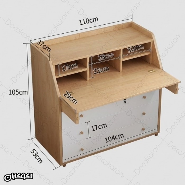 میز تحریر دراور تاشو مدل MT110