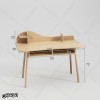 میز تحریر MDF شلف‌دار مدل MT111