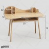 میز تحریر MDF شلف‌دار مدل MT111
