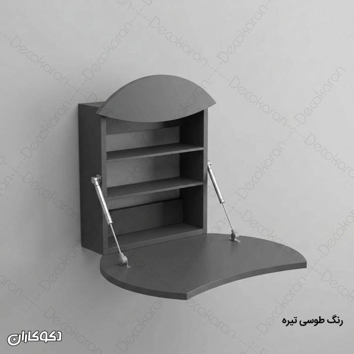 میز تحریر تاشو دیواری MDF مدل MT118