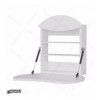 میز تحریر تاشو دیواری MDF مدل MT118