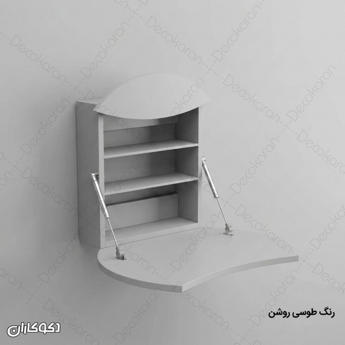 میز تحریر تاشو دیواری MDF مدل MT118