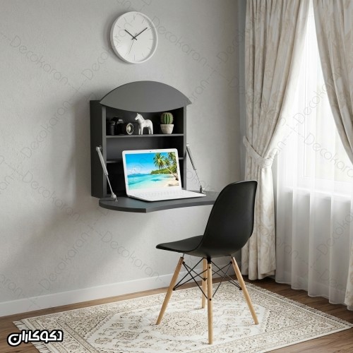 میز تحریر تاشو دیواری MDF مدل MT118