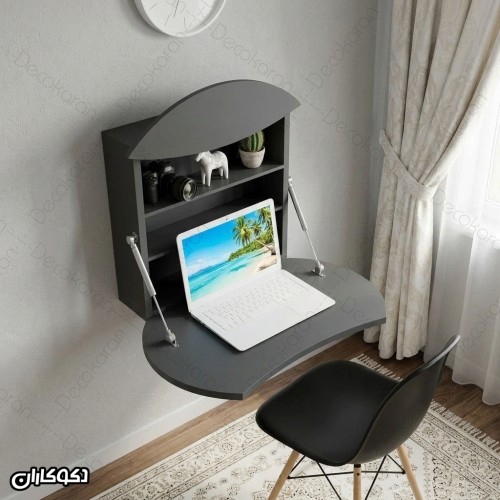 میز تحریر تاشو دیواری MDF مدل MT118