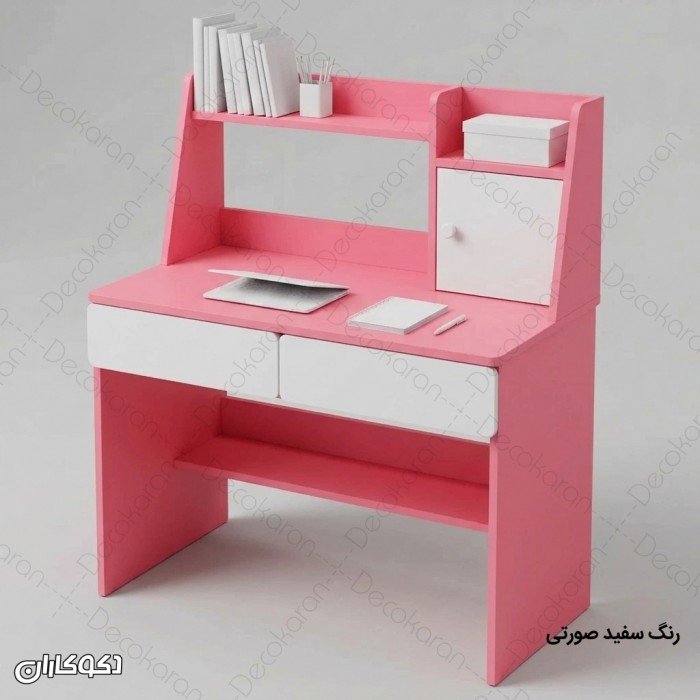 میز تحریر MDF مدل MT129 دکوکاران با کمد و کشو