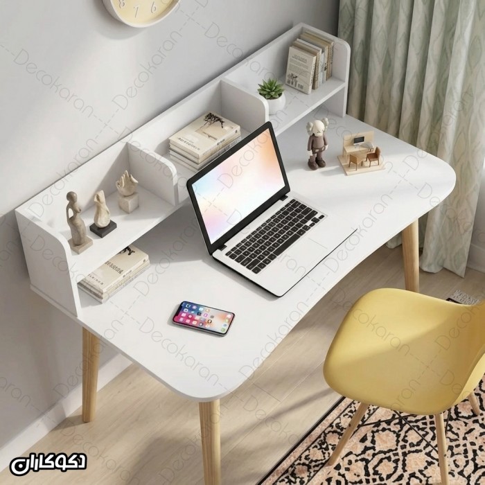 میز تحریر MDF شلف‌دار مدل MT122 دکوکاران