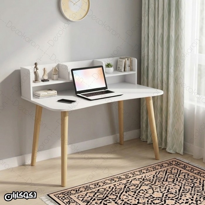 میز تحریر MDF شلف‌دار مدل MT122 دکوکاران