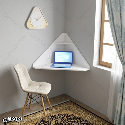 میز تحریر MDF کنج دیواری مدل MT124 دکوکاران