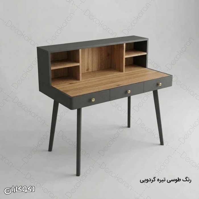 میز تحریر MDF شلف‌دار و کشودار مدل MT126 دکوکاران