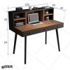 میز تحریر MDF شلف‌دار و کشودار مدل MT126 دکوکاران