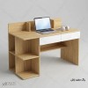 میز تحریر MDF مدل MT130 دکوکاران کتابخانه‌دار و کشودار