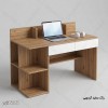 میز تحریر MDF مدل MT130 دکوکاران کتابخانه‌دار و کشودار