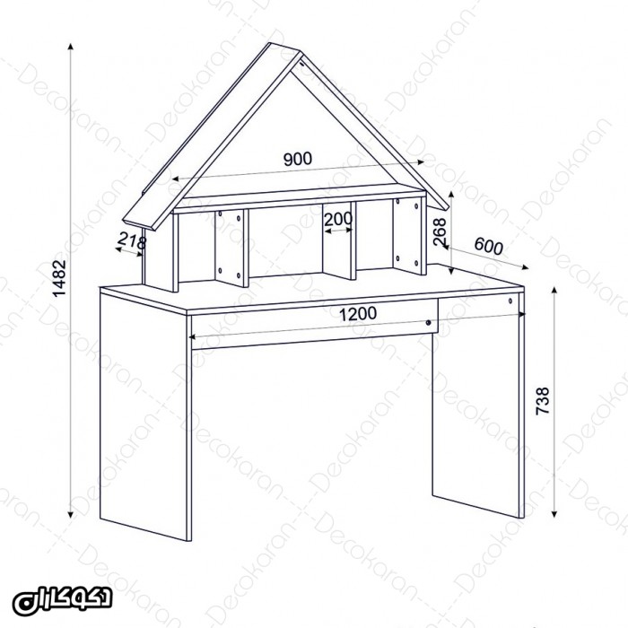 میز تحریر کودک مدل MT134
