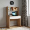 میز تحریر MDF کتابخانه‌دار و کشودار مدل MT132