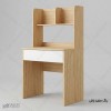 میز تحریر MDF کتابخانه‌دار و کشودار مدل MT132