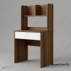 میز تحریر MDF کتابخانه‌دار و کشودار مدل MT132