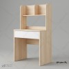میز تحریر MDF کتابخانه‌دار و کشودار مدل MT132