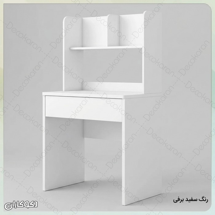 میز تحریر MDF کتابخانه‌دار و کشودار مدل MT132