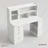 میز تحریر MDF کتابخانه‌دار و چهارکشو مدل MT133