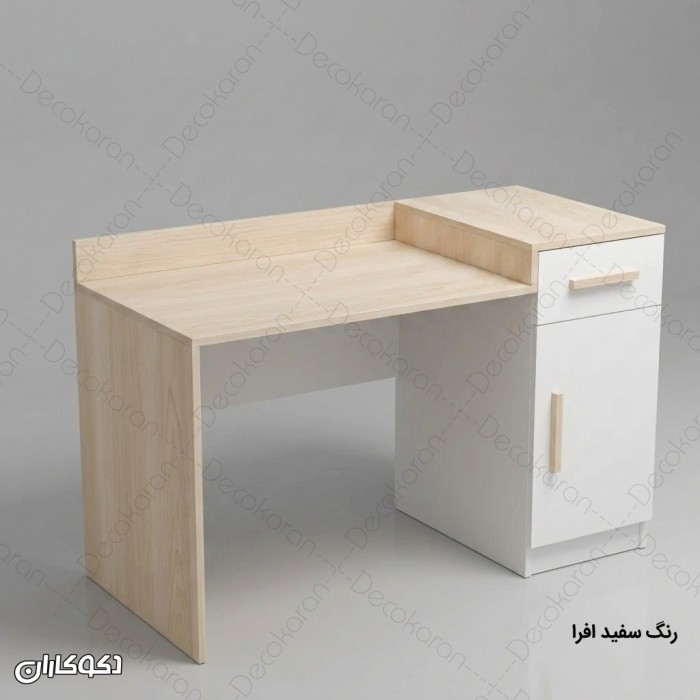 میز تحریر MDF مدل MT137 کمددار و کشودار
