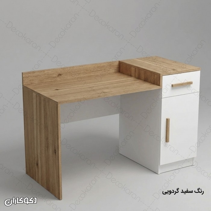 میز تحریر MDF مدل MT137 کمددار و کشودار